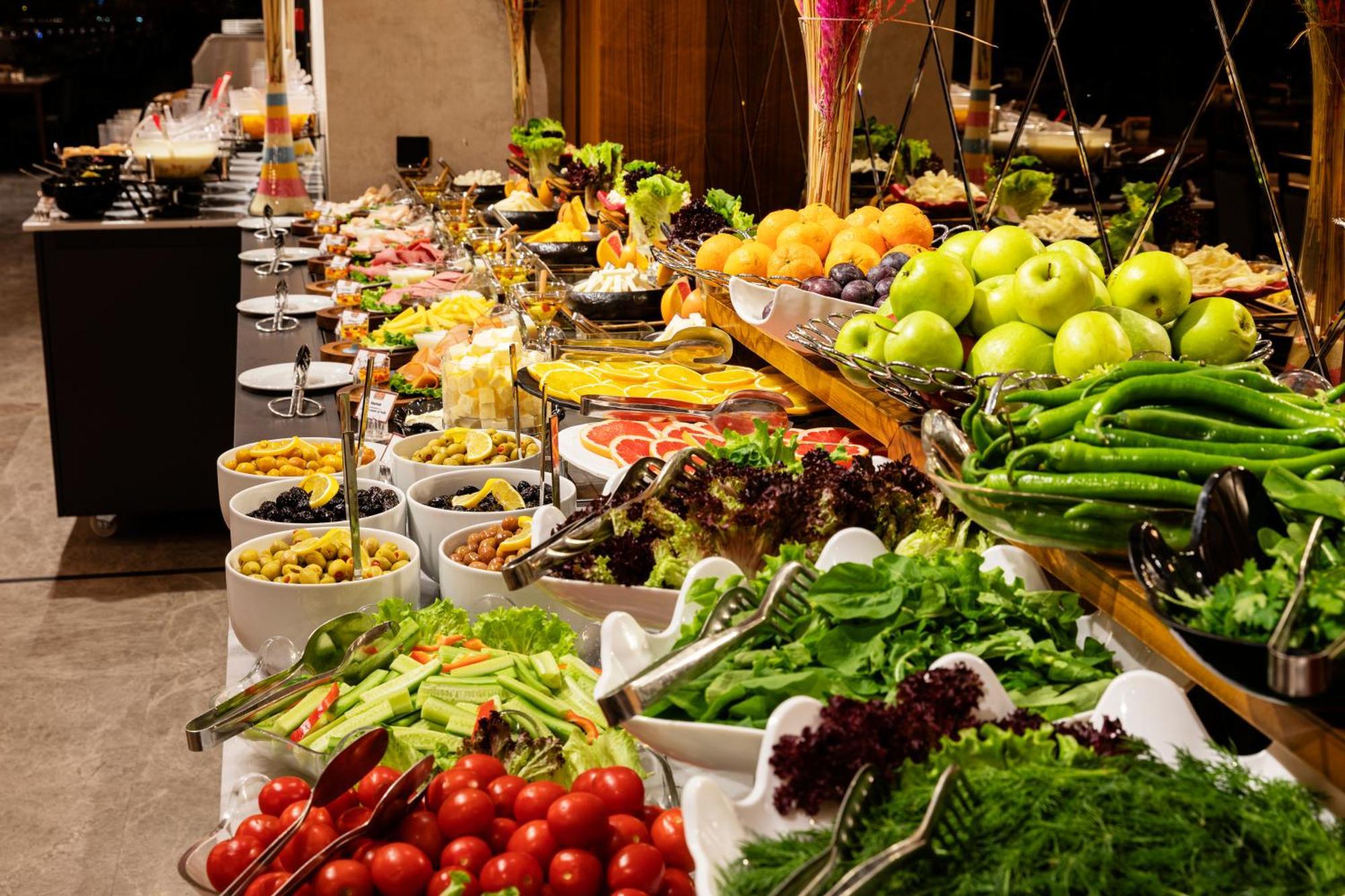 Demiray Hotel Old City Stambuł Zewnętrze zdjęcie A salad bar